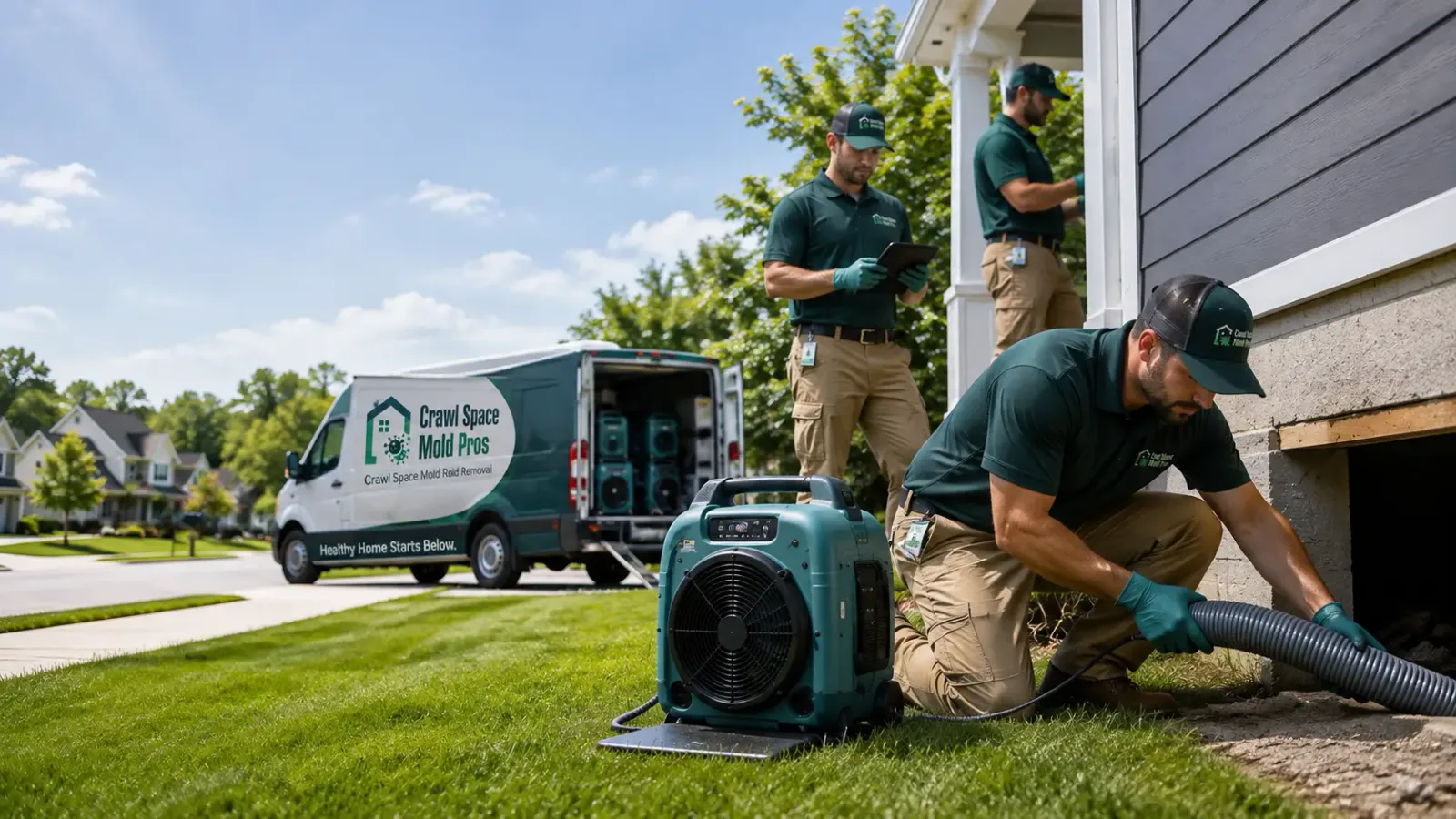 Crawl Space Mold Removal in Saline, MI